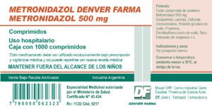 Metronidazol 500 mg comp
