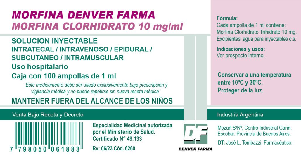 MORFINA DENVER FARMA – Denver Farma